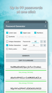 اسکرین شات برنامه Password Generator 4