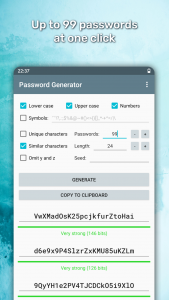 اسکرین شات 4 برنامه Password Generator