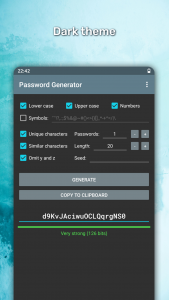 اسکرین شات برنامه Password Generator 8