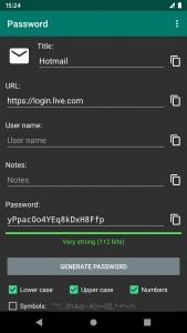 اسکرین شات 3 برنامه Password Master
