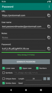 اسکرین شات 4 برنامه Password Master