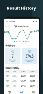 اسکرین شات 3 برنامه Speed Test Internet SpeedSmart