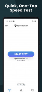 اسکرین شات برنامه Speed Test Internet SpeedSmart 8