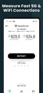 اسکرین شات برنامه Speed Test Internet SpeedSmart 6