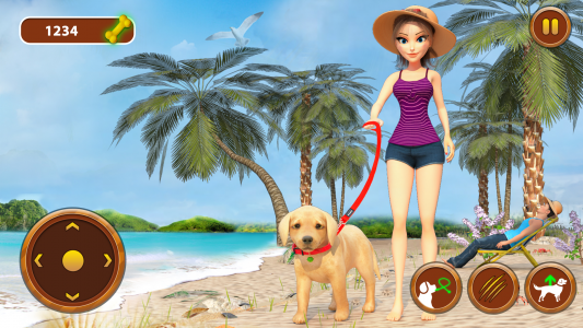 اسکرین شات بازی Dog Simulator Pet Dog Games 3D 1