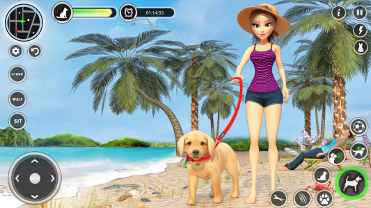 اسکرین شات بازی Dog Simulator Pet Dog Games 3D 1