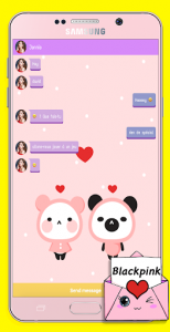 اسکرین شات بازی Blackpink Messenger! Chat Simulator 4