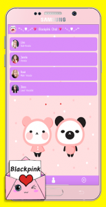 اسکرین شات بازی Blackpink Messenger! Chat Simulator 2
