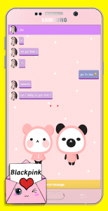 اسکرین شات بازی Blackpink Messenger! Chat Simulator 3