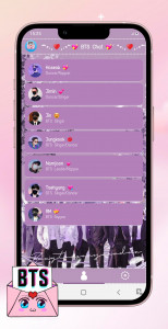 اسکرین شات بازی BTS Messenger : Chat Simulator 3