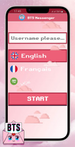 اسکرین شات بازی BTS Messenger : Chat Simulator 1