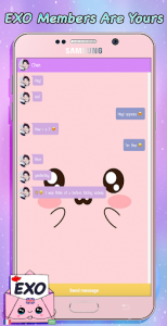 اسکرین شات بازی Exo Messenger! Chat Simulator 4