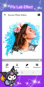اسکرین شات برنامه Kuromi Photo Editor Stickers 2