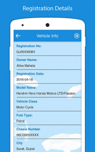 اسکرین شات برنامه RTO Vehicle Information 7