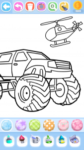 اسکرین شات بازی Monster Car and Truck Coloring 7