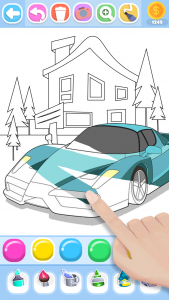 اسکرین شات 3 بازی Monster Truck & Cars Coloring