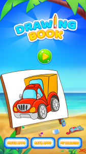 اسکرین شات برنامه Vehicle Coloring Book Game 1