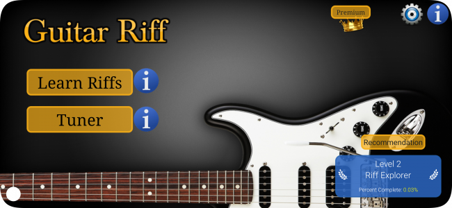 اسکرین شات 2 برنامه Guitar Riff
