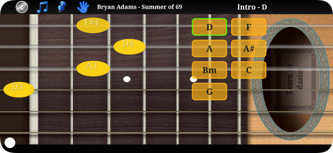 اسکرین شات برنامه Guitar Scales & Chords 4