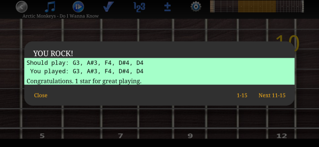 اسکرین شات 6 برنامه Guitar Scales & Chords