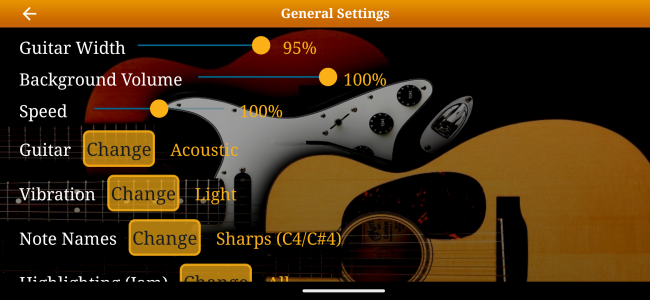اسکرین شات 8 برنامه Guitar Scales & Chords