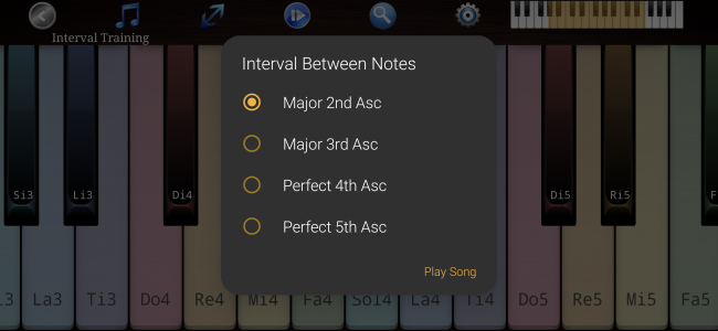 اسکرین شات 5 برنامه Piano Ear Training