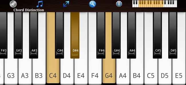 اسکرین شات 2 برنامه Piano Ear Training