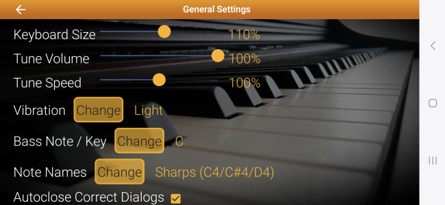 اسکرین شات 7 برنامه Piano Ear Training