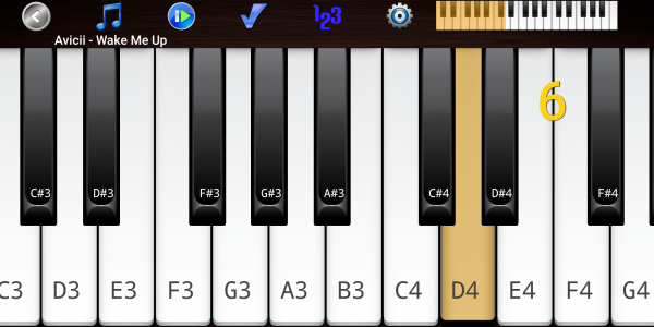 اسکرین شات برنامه Piano Melody 1