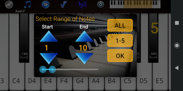 اسکرین شات برنامه Piano Melody 4