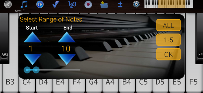 اسکرین شات 4 برنامه Piano Melody - Play by Ear