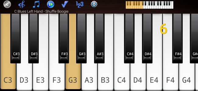 اسکرین شات برنامه Piano Scales & Chords 5