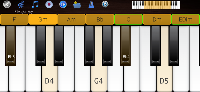 اسکرین شات 7 برنامه Piano Scales & Chords