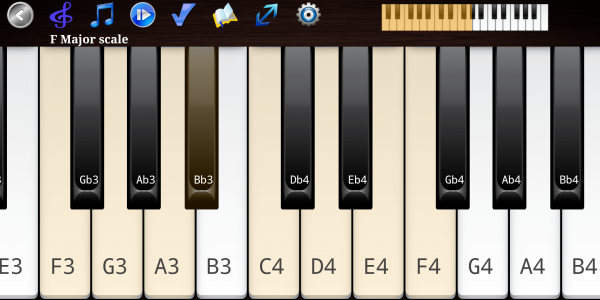 اسکرین شات برنامه Piano Scales & Chords 2