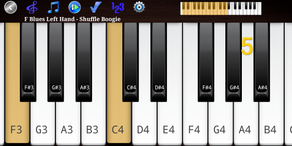 اسکرین شات برنامه Piano Scales & Chords 4