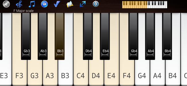 اسکرین شات برنامه Piano Scales & Chords 2