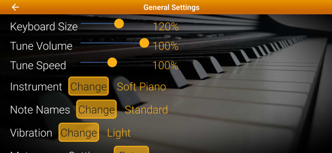 اسکرین شات برنامه Piano Scales & Chords 8