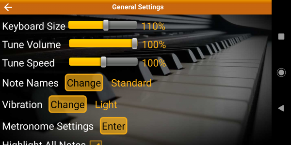 اسکرین شات برنامه Piano Scales & Chords 8