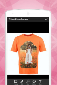 اسکرین شات برنامه T-Shirt Frames 2