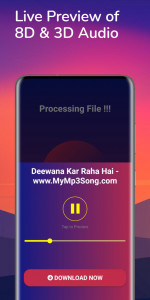 اسکرین شات 3 برنامه 8D Audio Converter & 8D Music