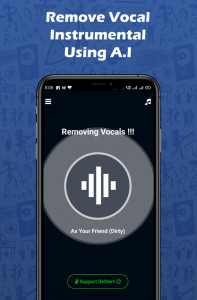 اسکرین شات برنامه AI Vocal Remover Karaoke Maker 3
