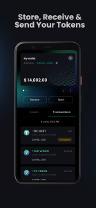 اسکرین شات برنامه Venom Blockchain Wallet 2