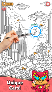 اسکرین شات 5 بازی Find The Cat - Spot It!