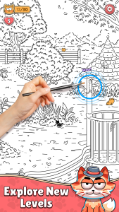 اسکرین شات 1 بازی Find The Cat - Spot It!