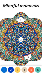 اسکرین شات 4 برنامه Color by Number for Adults