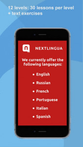 اسکرین شات برنامه Learn languages Free with Nextlingua. 1