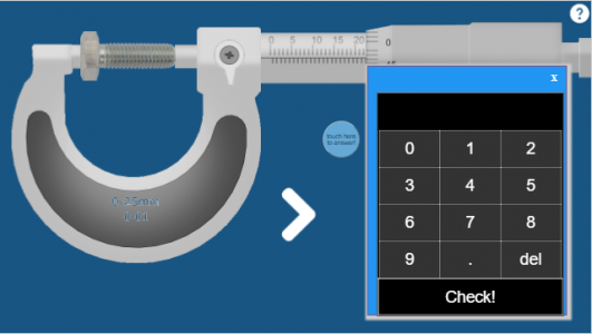 اسکرین شات برنامه Vernier Caliper 7