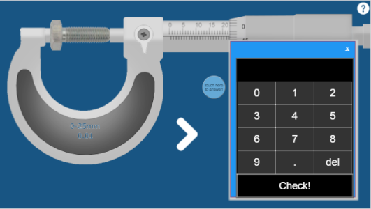 اسکرین شات 7 برنامه Vernier Caliper