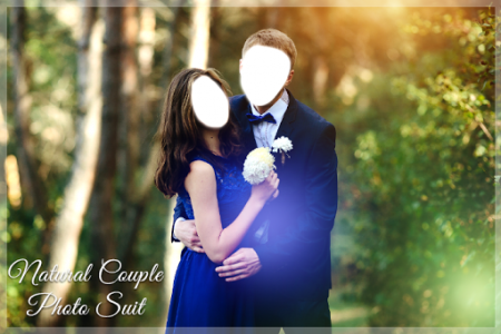 اسکرین شات برنامه Natural Couple Photo Suit Editor 1