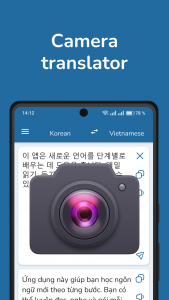 اسکرین شات 2 برنامه Korean Vietnamese Translator